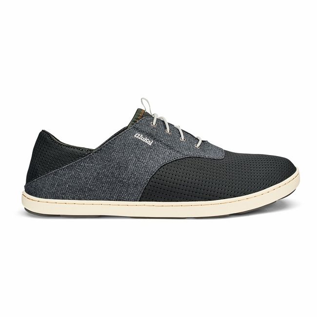 Olukai Men's Nohea Moku Slip On Shoe - Dark Shadow US210-964